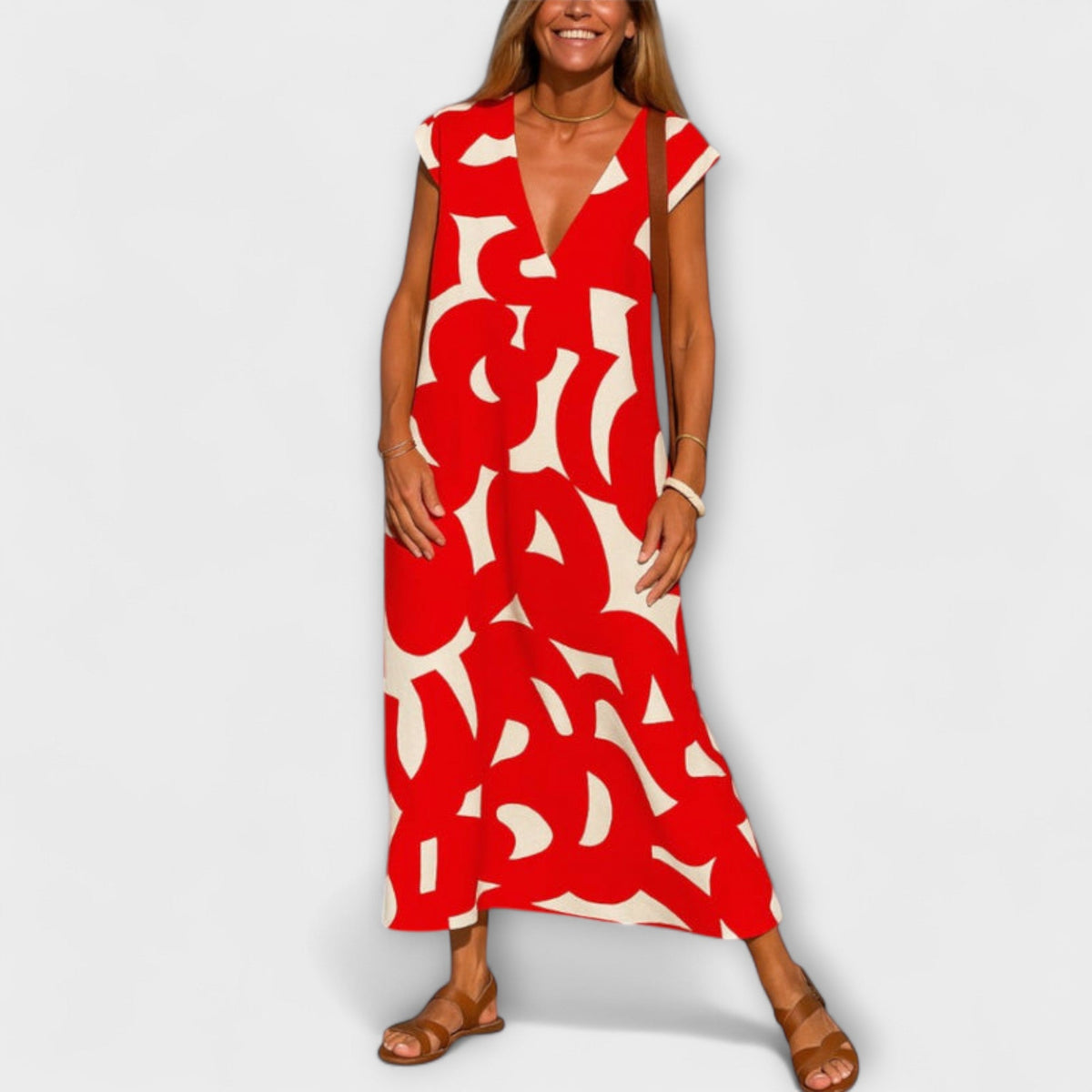 Linae – Vestido ligero con escote en V