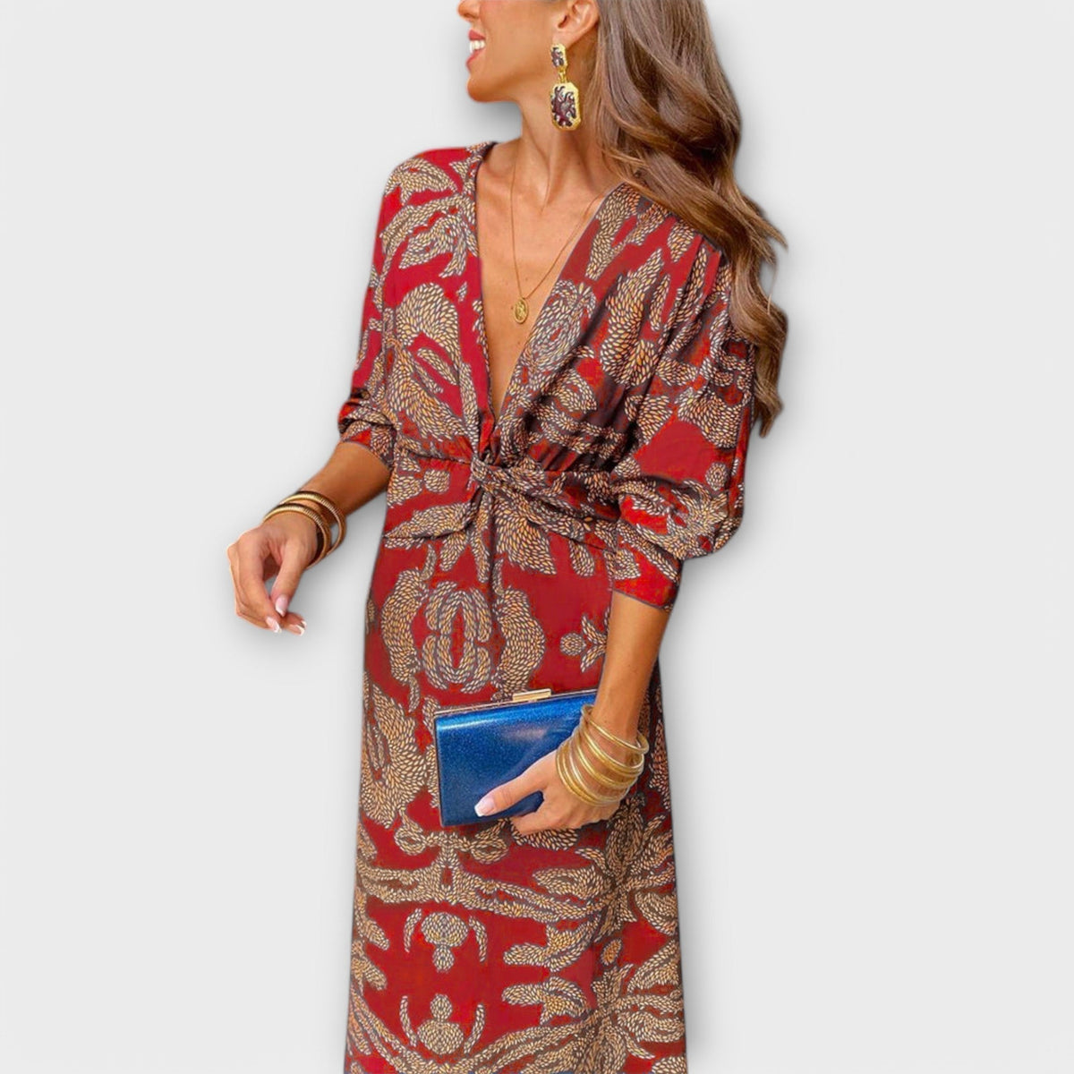 Oriana - Vestido elegante de manga larga