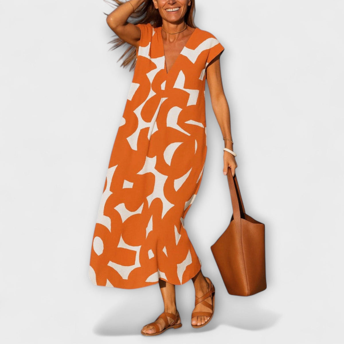 Linae – Vestido ligero con escote en V