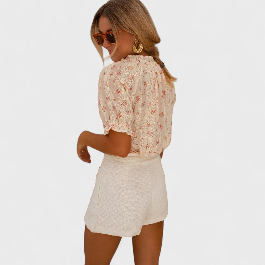 Barbora - Blusa Floral