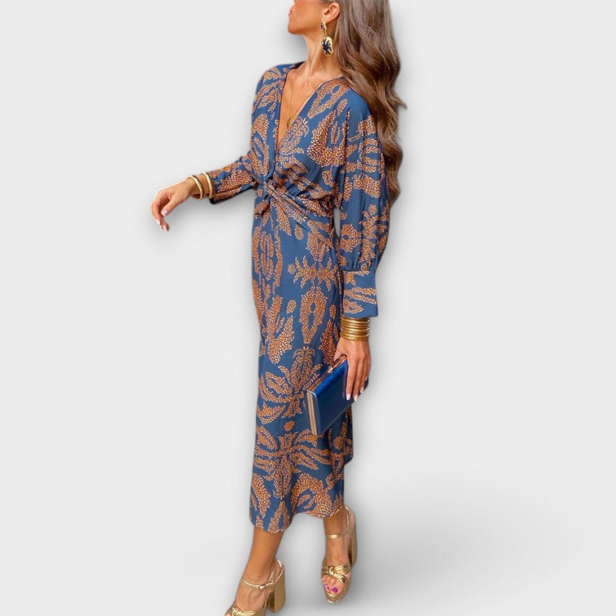 Oriana - Vestido elegante de manga larga