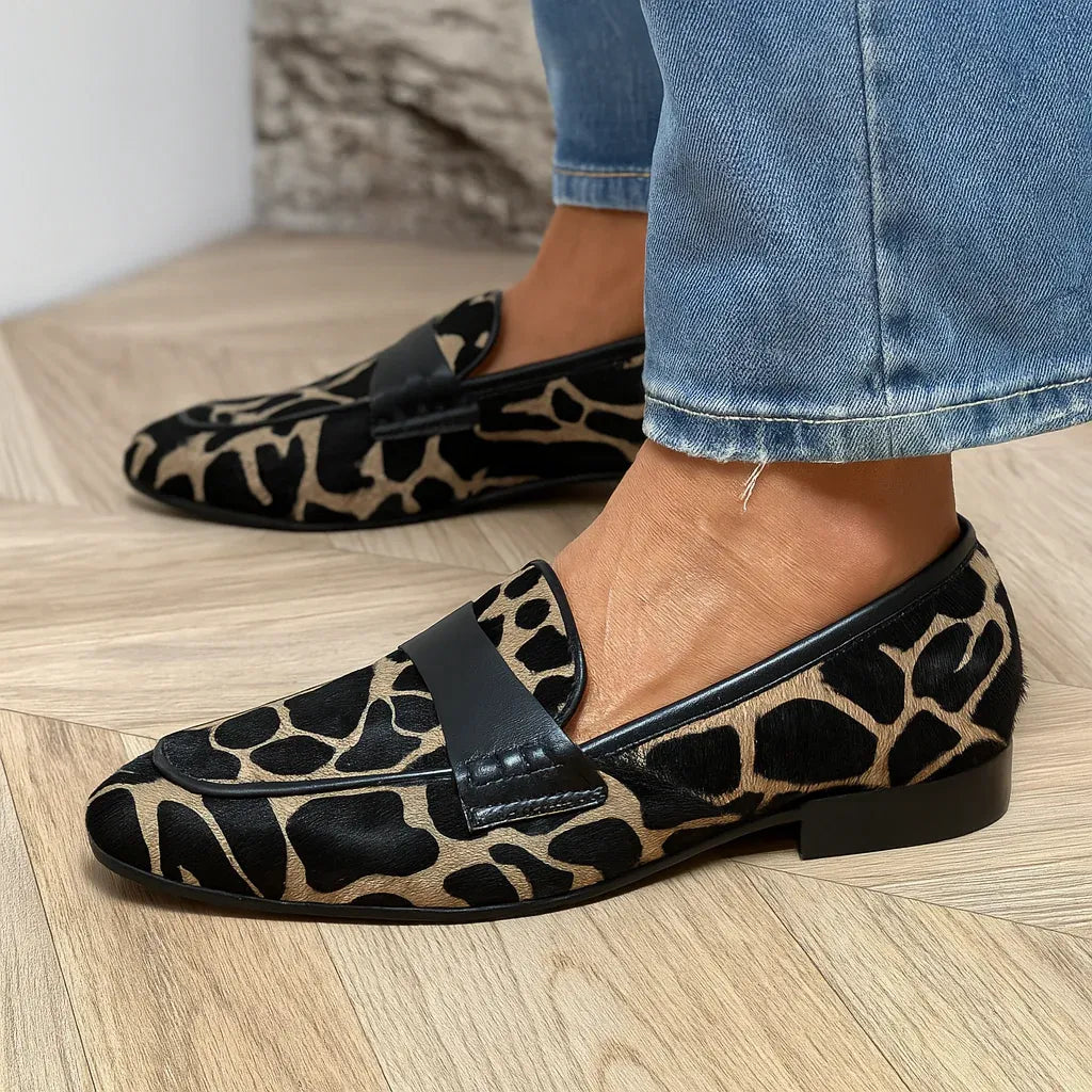Renata - Mocasines con estampado animal