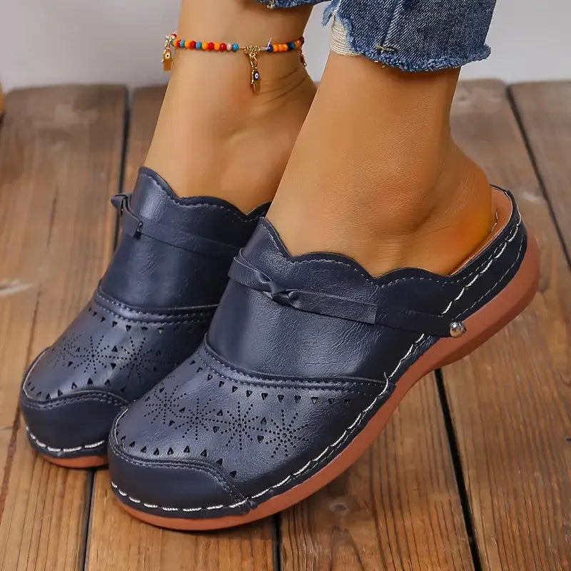 Amelia - Zuecos cómodos con diseño artesanal