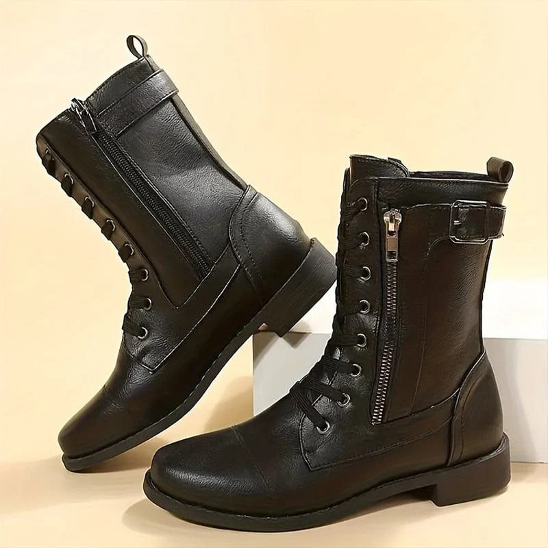 Silvia - Botas con soporte plantar de puntera redonda