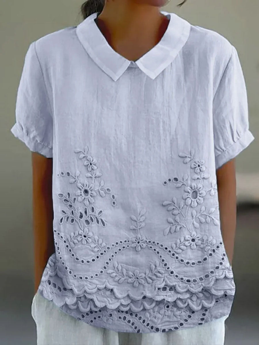 Bea Floral Embroidered Shirt