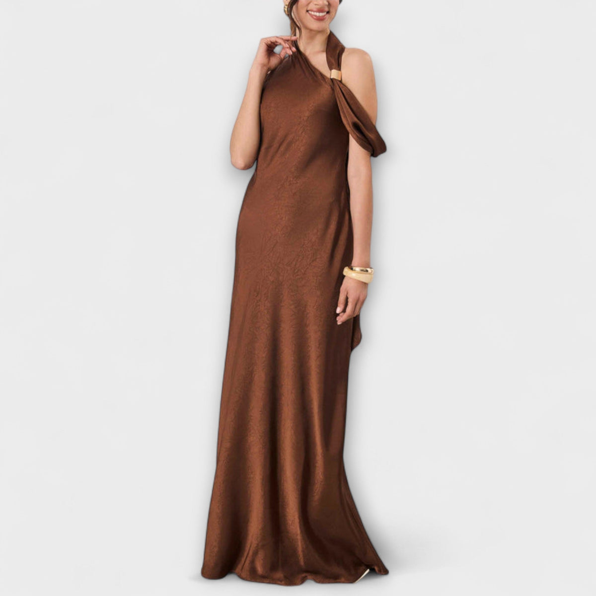 Azura - Elegante Maxi Vestido de Satén