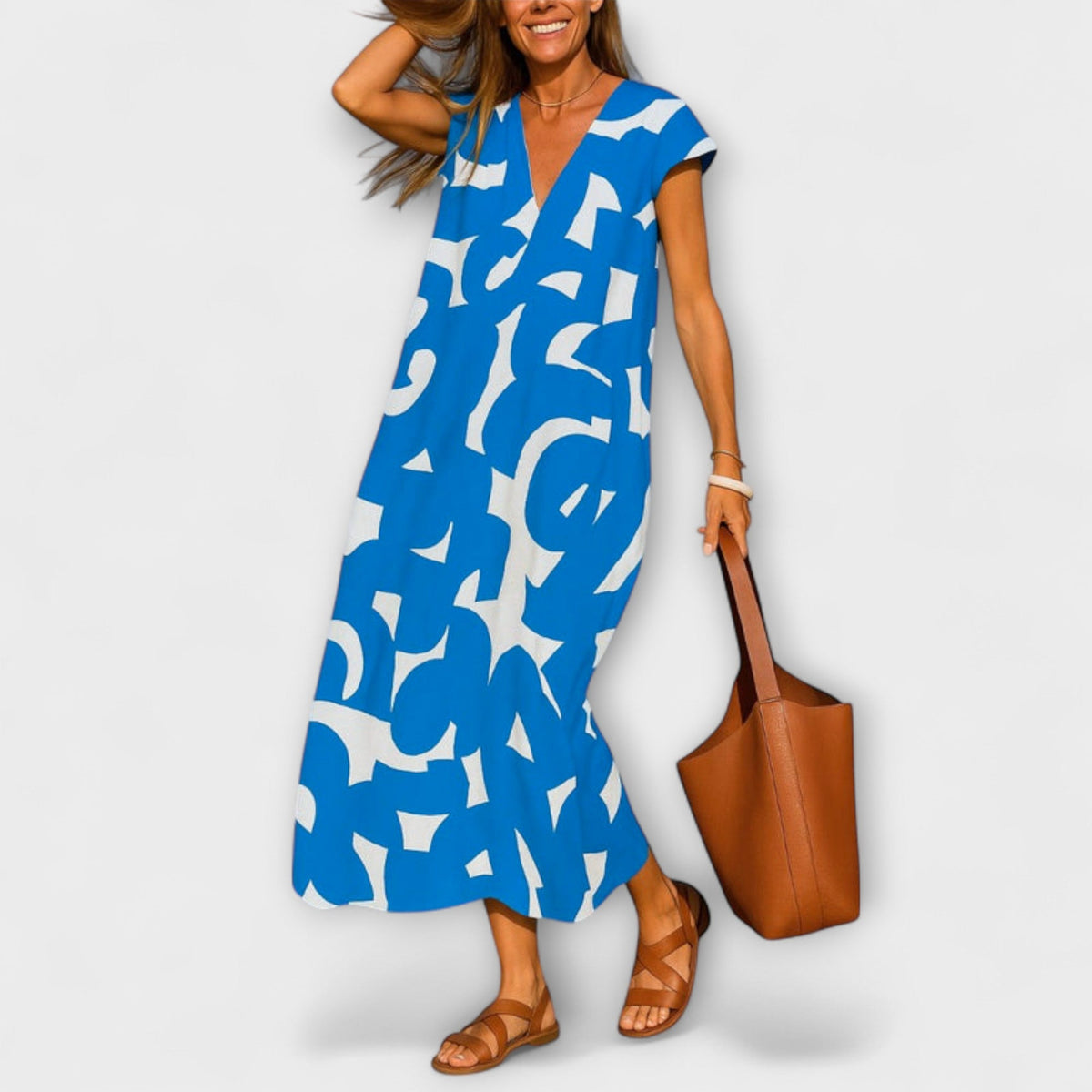 Linae – Vestido ligero con escote en V