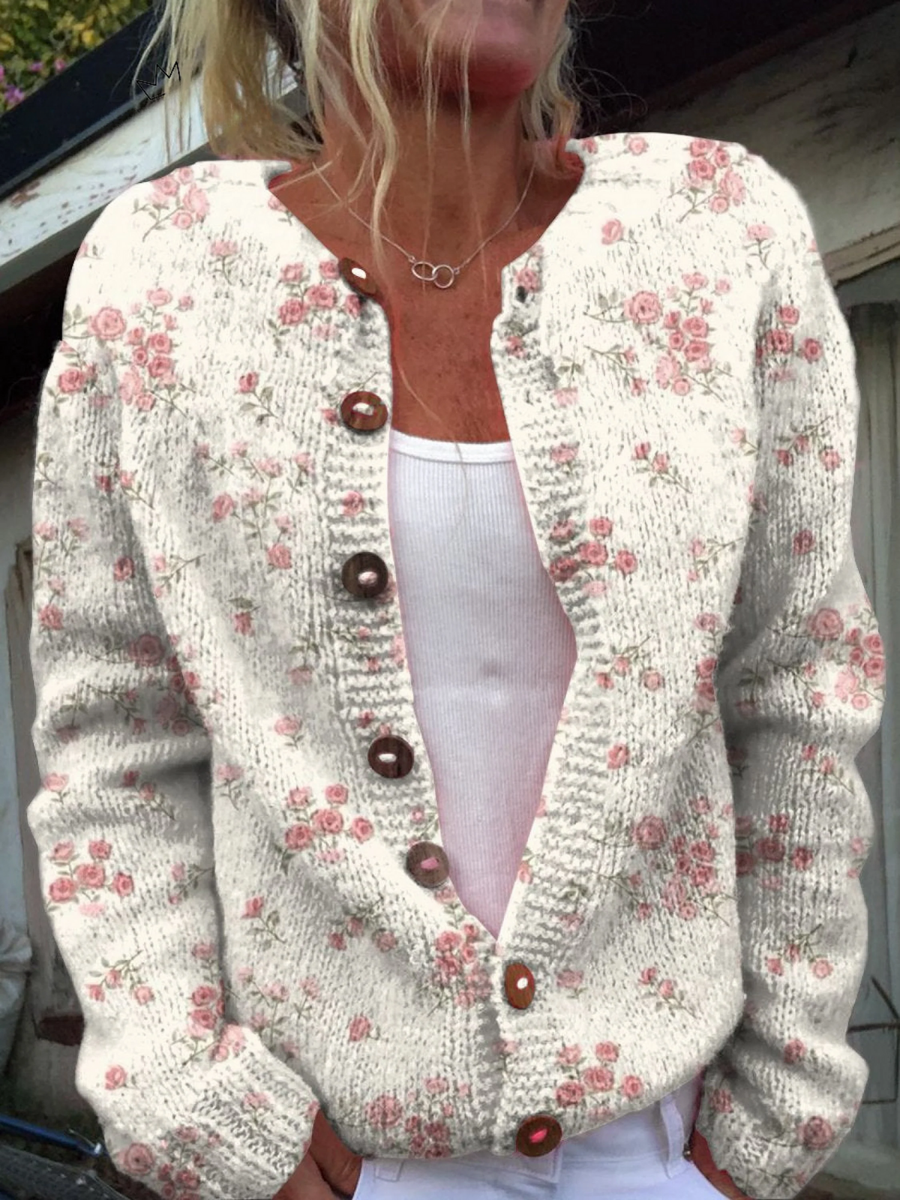 Marvella™ | Women’s Vintage Knit Cardigan Sweater
