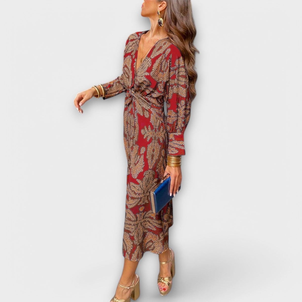 Oriana - Vestido elegante de manga larga
