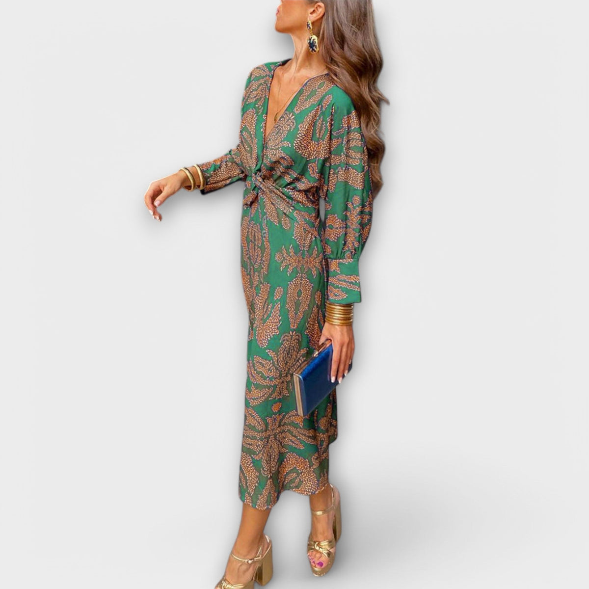Oriana - Vestido elegante de manga larga
