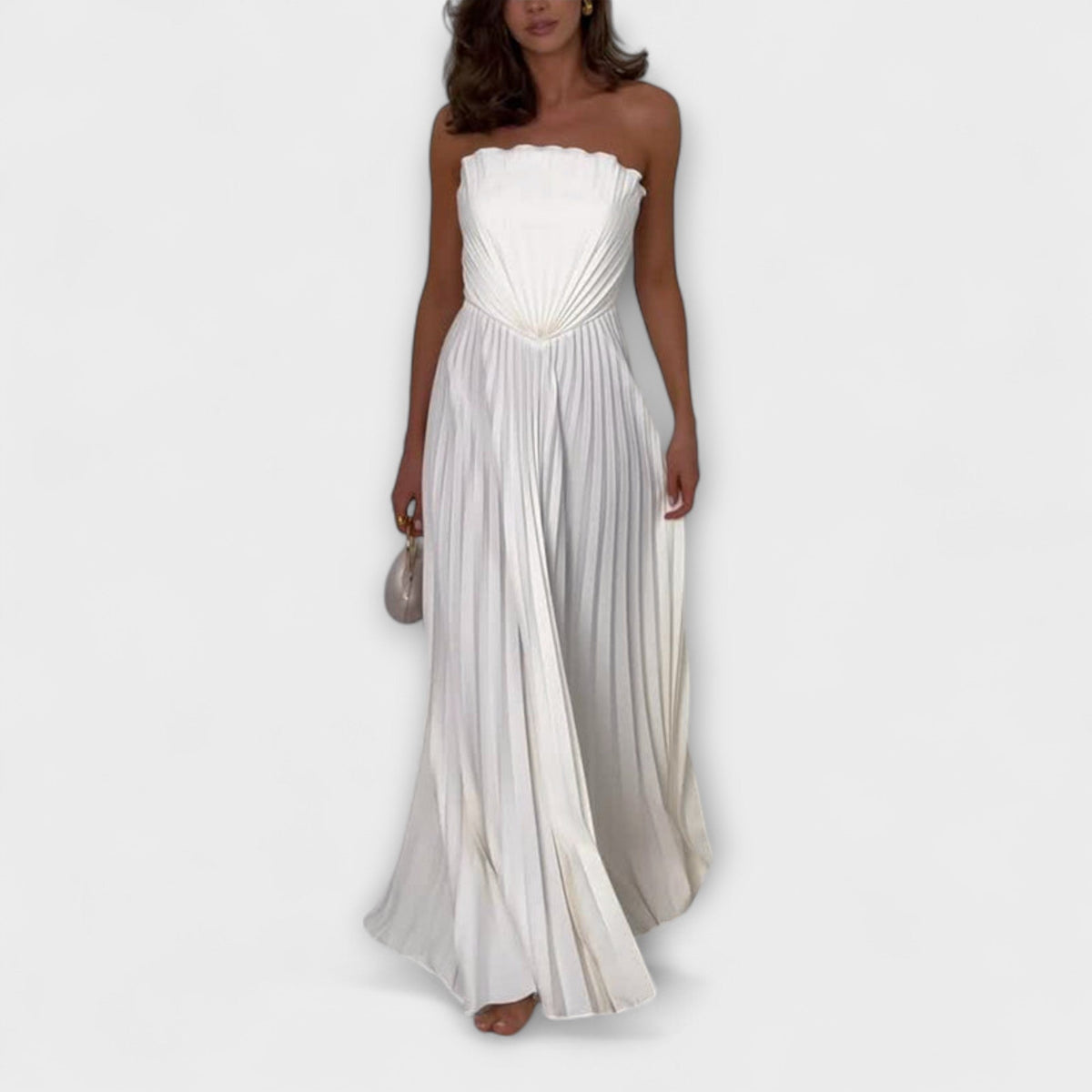 Athena - Vestido plisado elegante