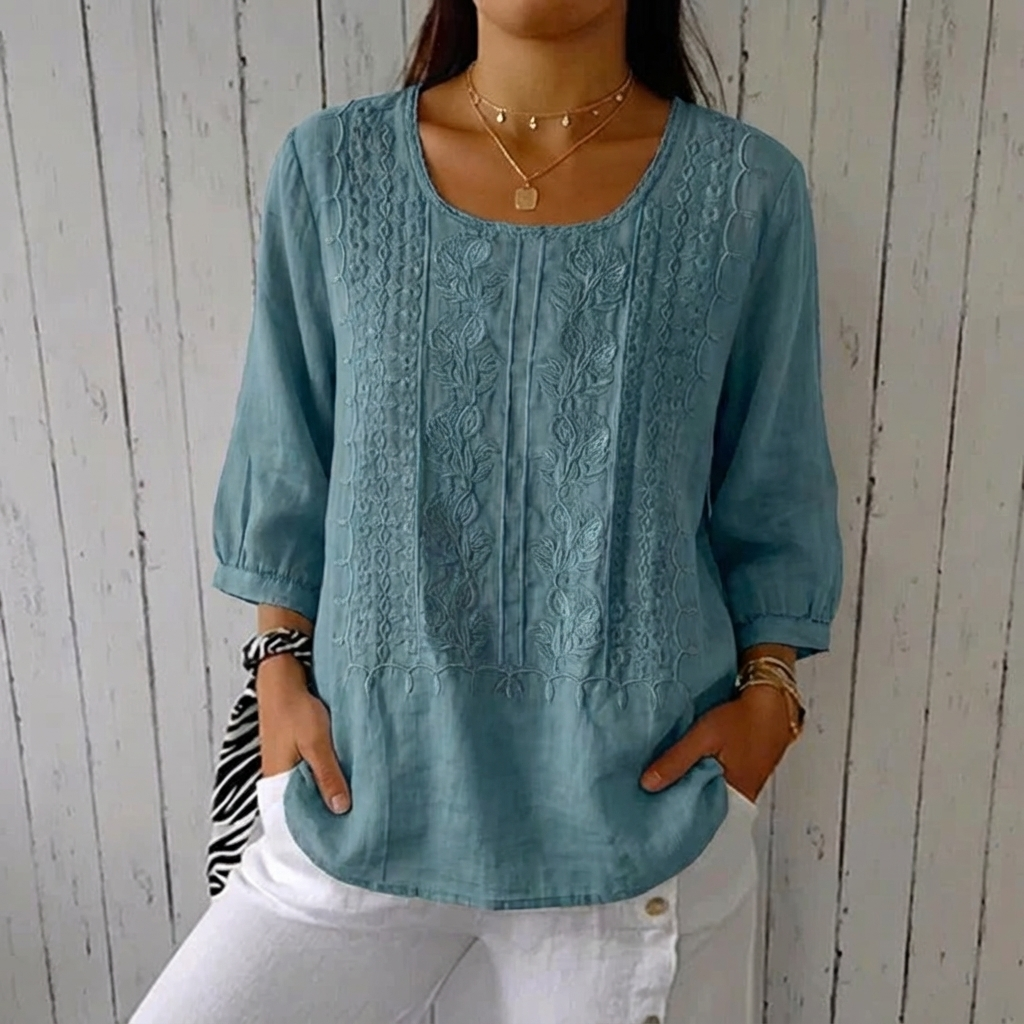 Maeve Relaxed Lightweight Spring Blouse