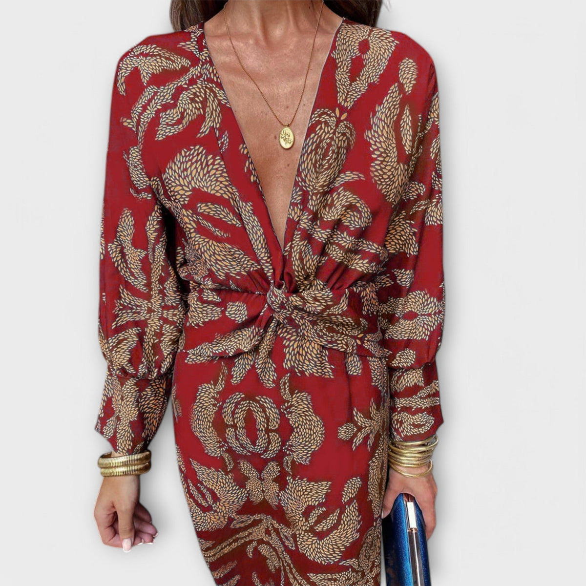 Oriana - Vestido elegante de manga larga