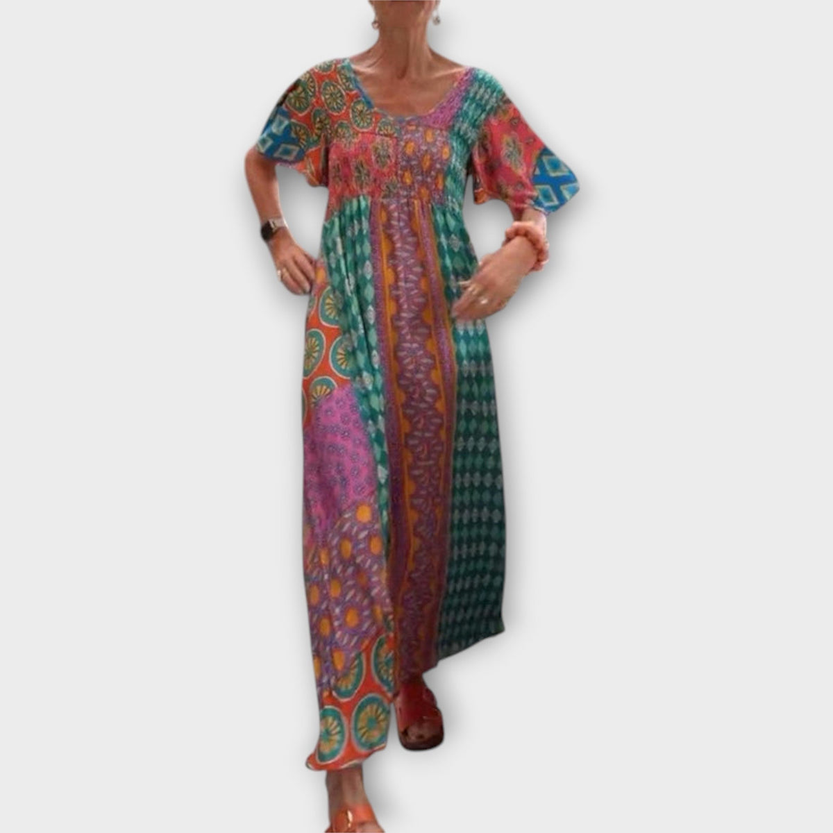 Melania - Vestido Boho Vibrante