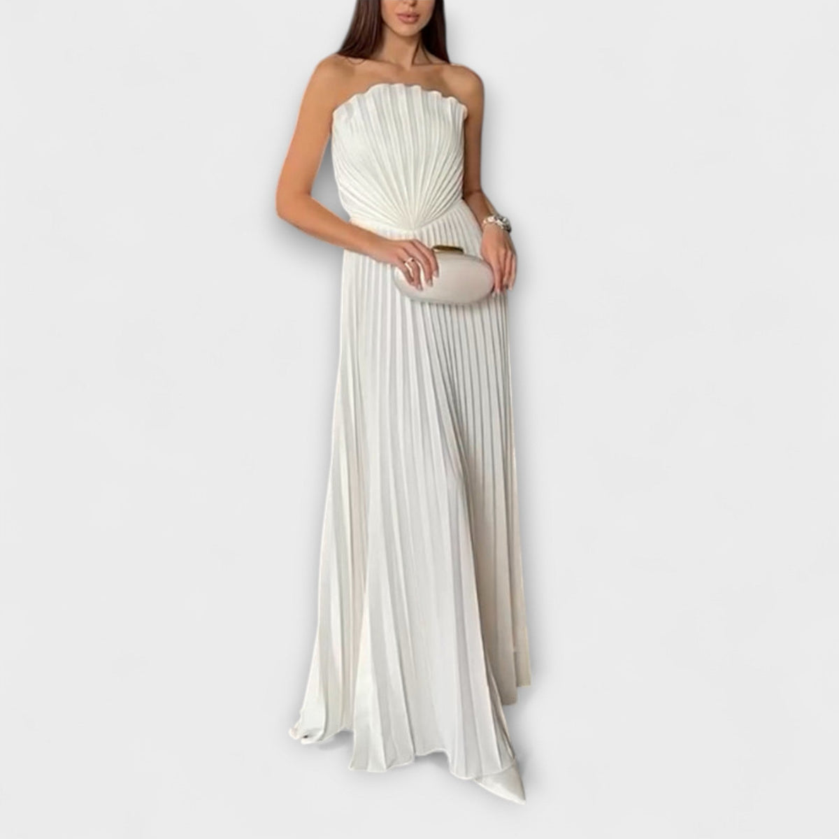 Athena - Vestido plisado elegante