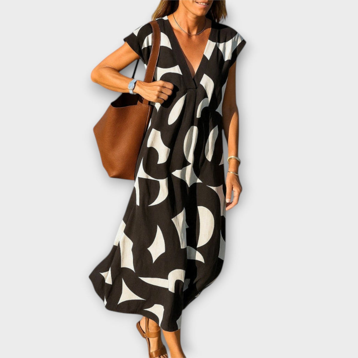 Linae – Vestido ligero con escote en V