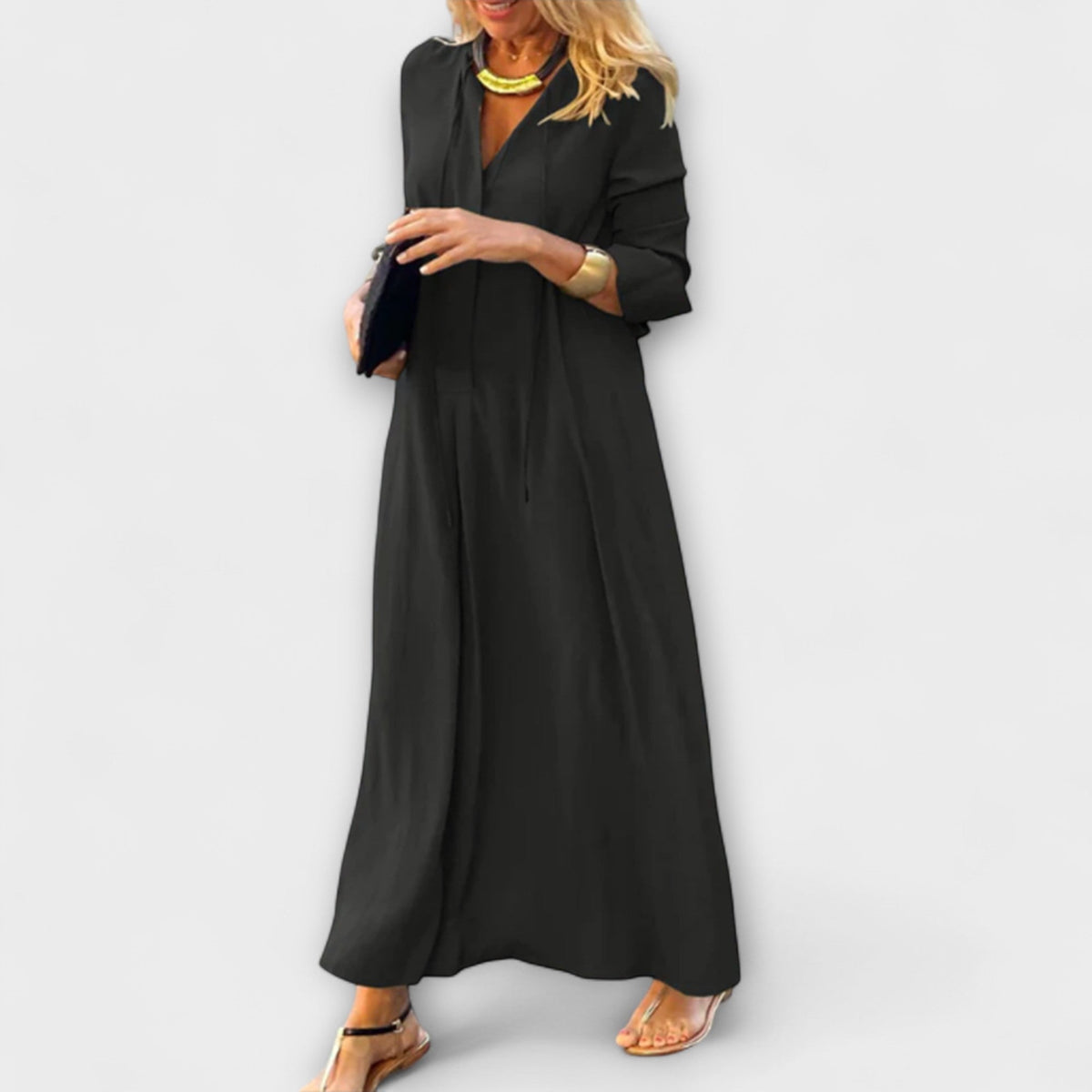 Hannalore - Vestido Maxi Cómodo