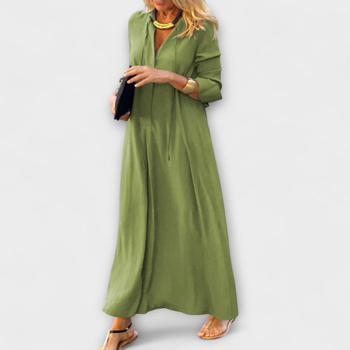 Hannalore - Vestido Maxi Cómodo