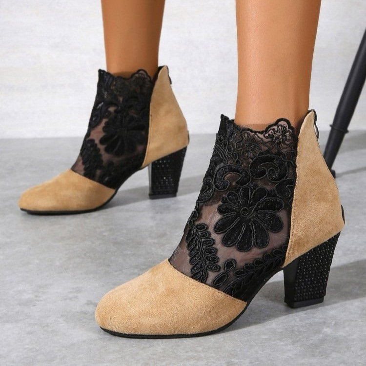 Isabel - Tacones altos de encaje