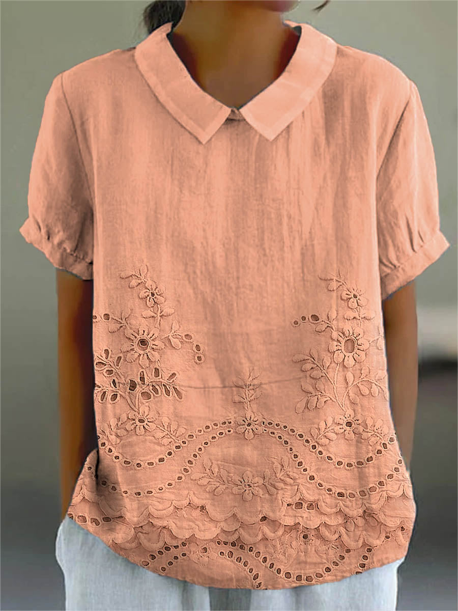 Bea Floral Embroidered Shirt