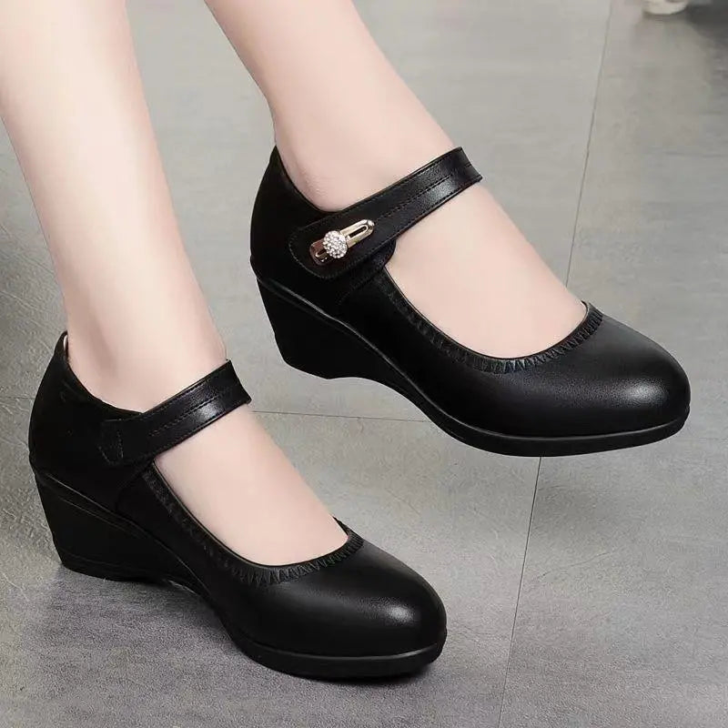 Claudia - Zapatos elegantes de tacón medio