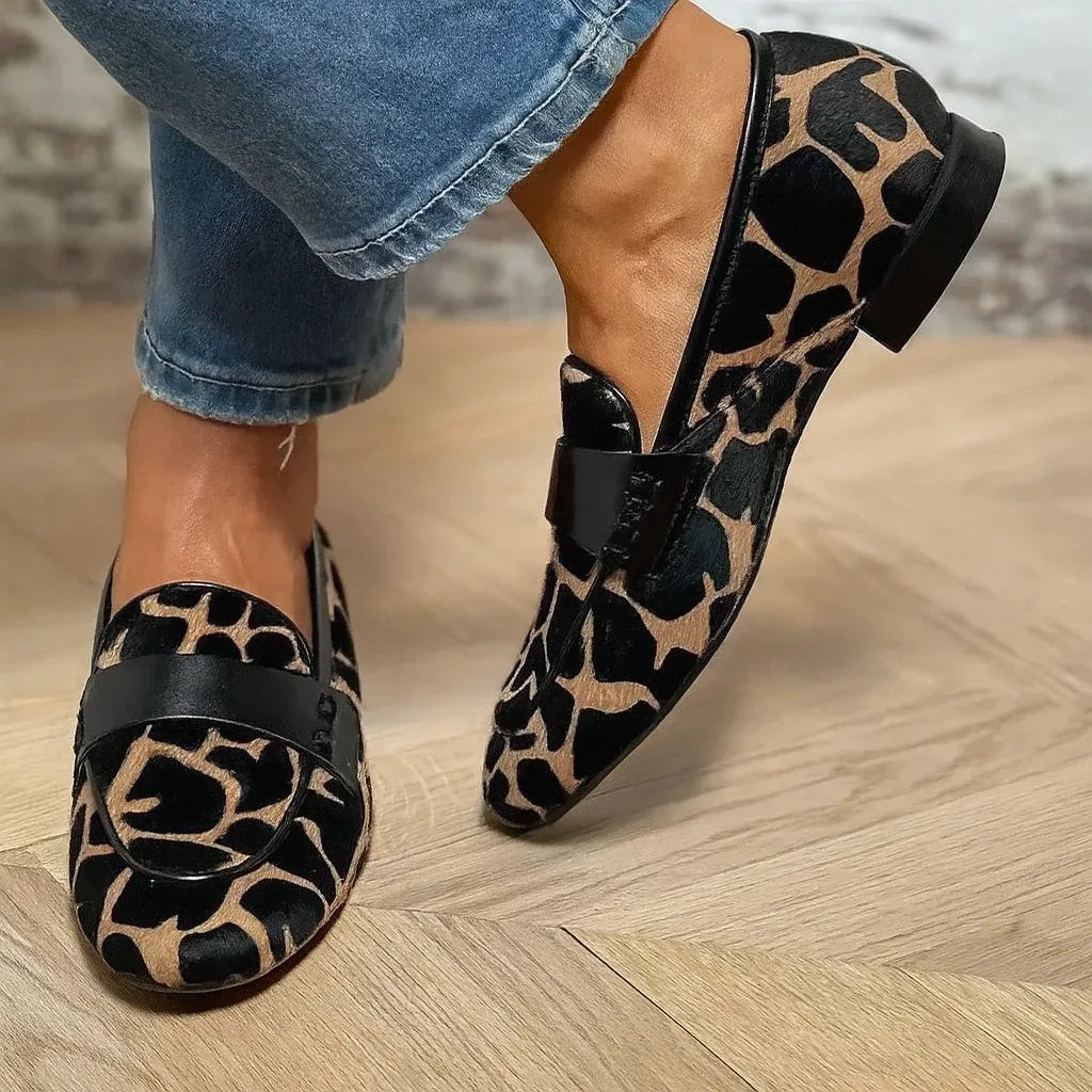 Renata - Mocasines con estampado animal